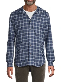Mariano Glen Plaid Hooded Shirt