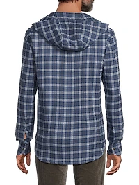 Mariano Glen Plaid Hooded Shirt