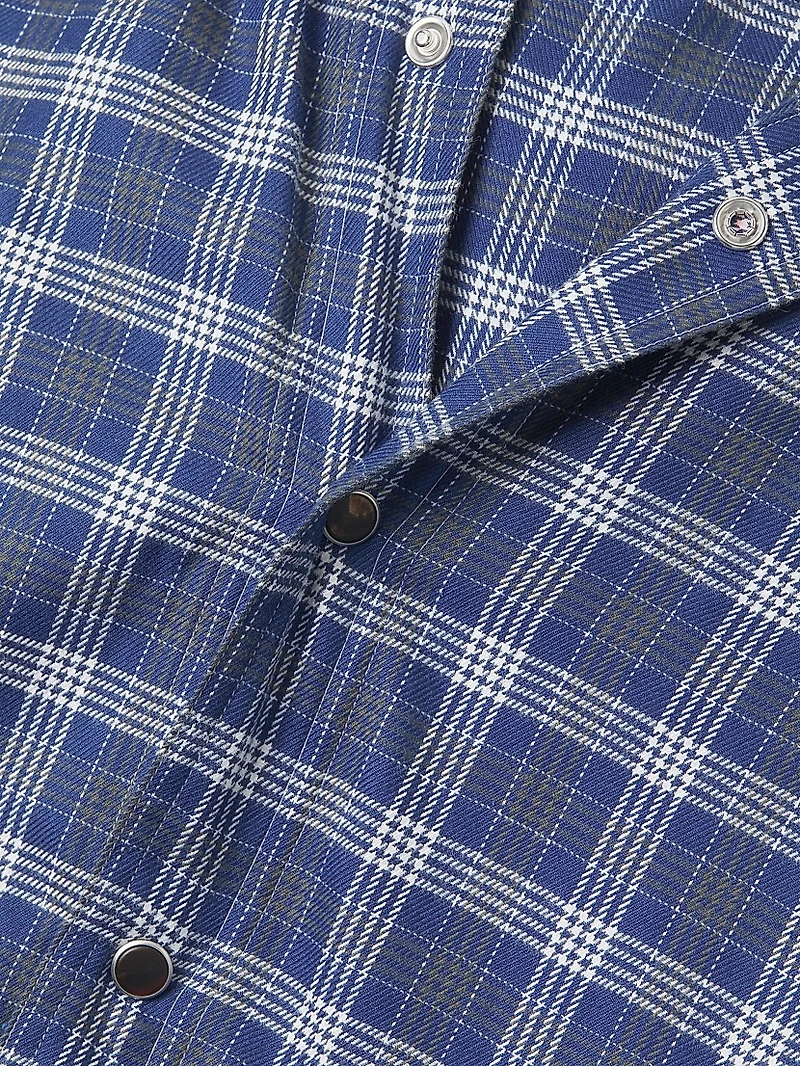Mariano Glen Plaid Hooded Shirt