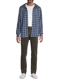 Mariano Glen Plaid Hooded Shirt