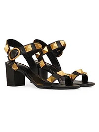 Roman 60MM Stud Calfskin Sandals