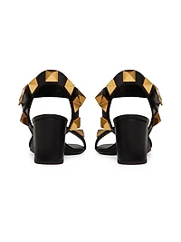 Roman 60MM Stud Calfskin Sandals