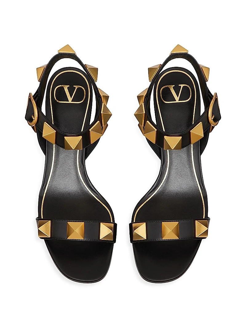 Roman 60MM Stud Calfskin Sandals