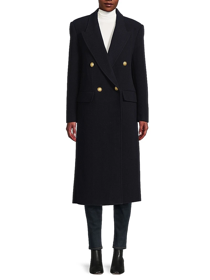 Grayson Wool Double-Breasted Coat