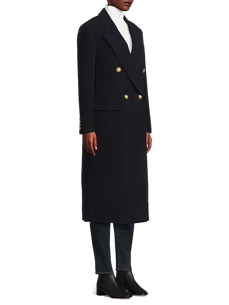 Grayson Wool Double-Breasted Coat