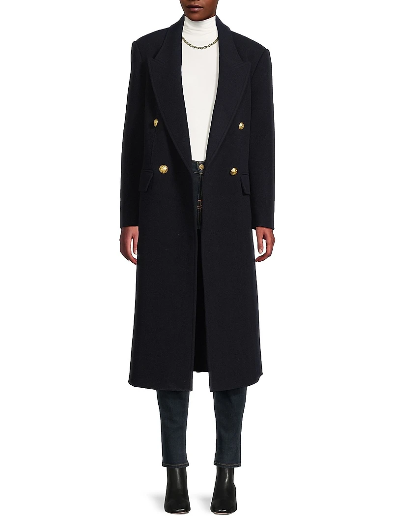 Grayson Wool Double-Breasted Coat