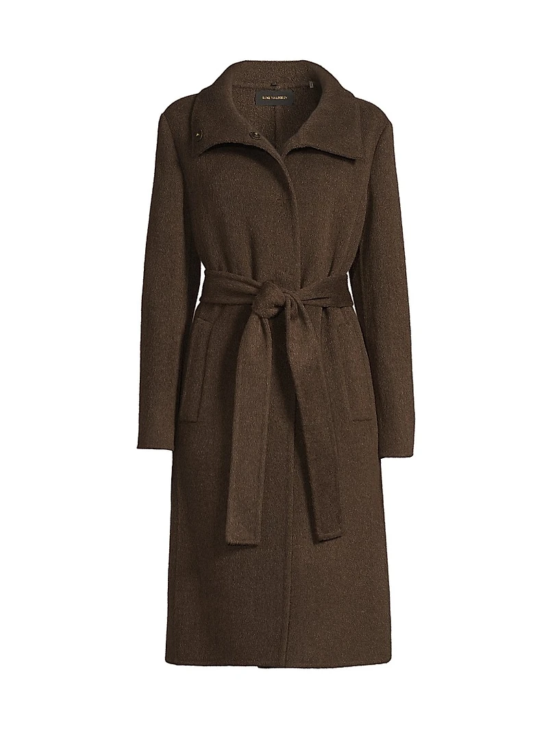 Muraca Double-Faced Tie-Waist Coat