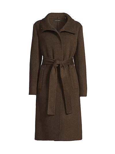 Muraca Double-Faced Tie-Waist Coat