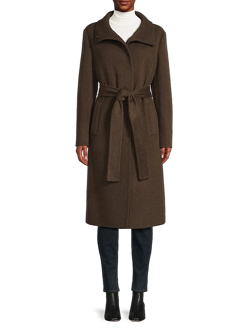 Muraca Double-Faced Tie-Waist Coat
