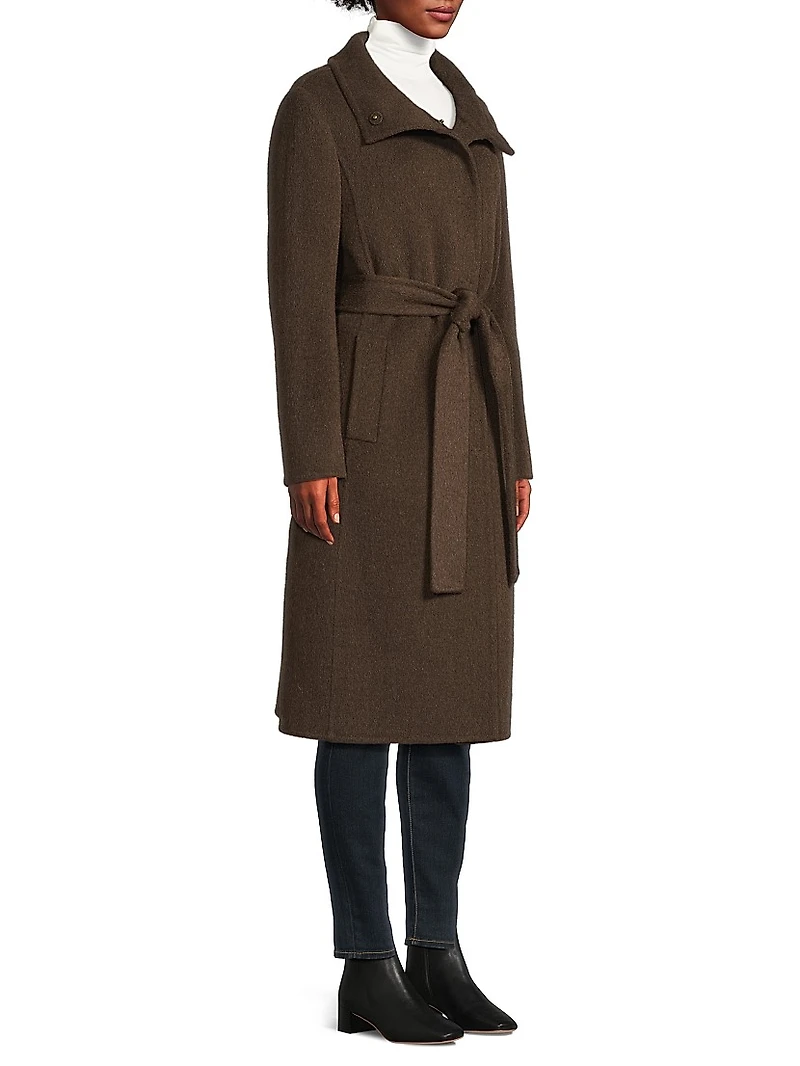 Muraca Double-Faced Tie-Waist Coat