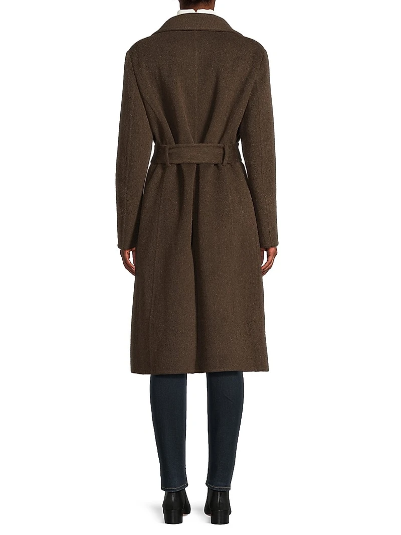 Muraca Double-Faced Tie-Waist Coat