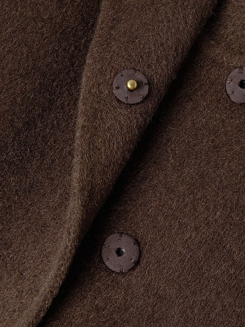 Muraca Double-Faced Tie-Waist Coat