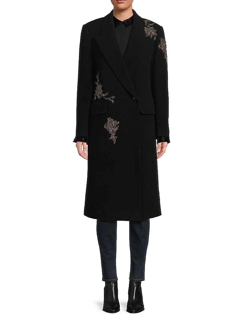 Mayer Double-Faced Wool Double-Breasted Coat
