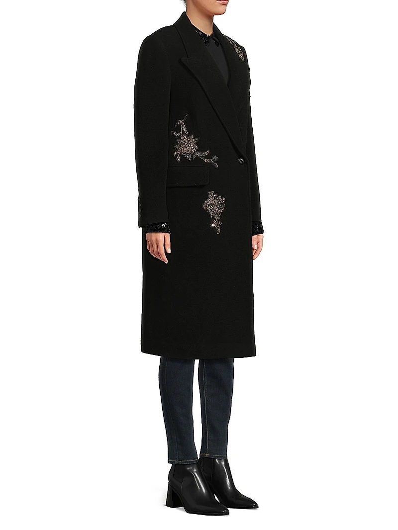 Mayer Double-Faced Wool Double-Breasted Coat