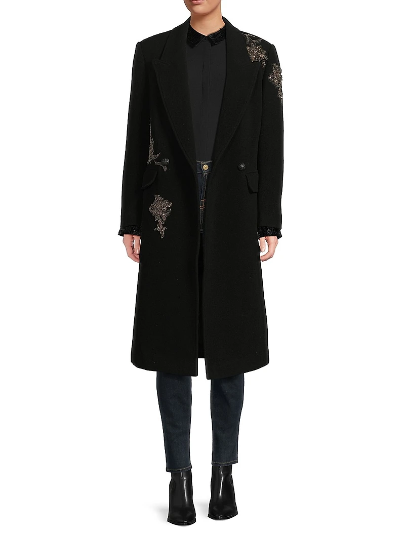Mayer Double-Faced Wool Double-Breasted Coat