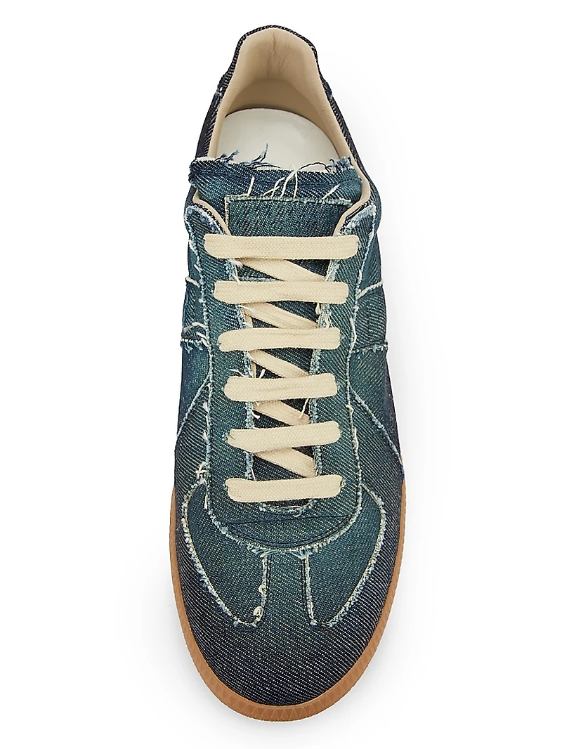 Replica Denim Low-Top Sneakers