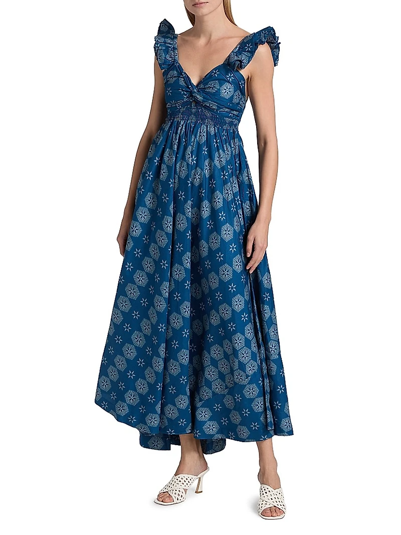 Ibukun Printed Midi-Dress