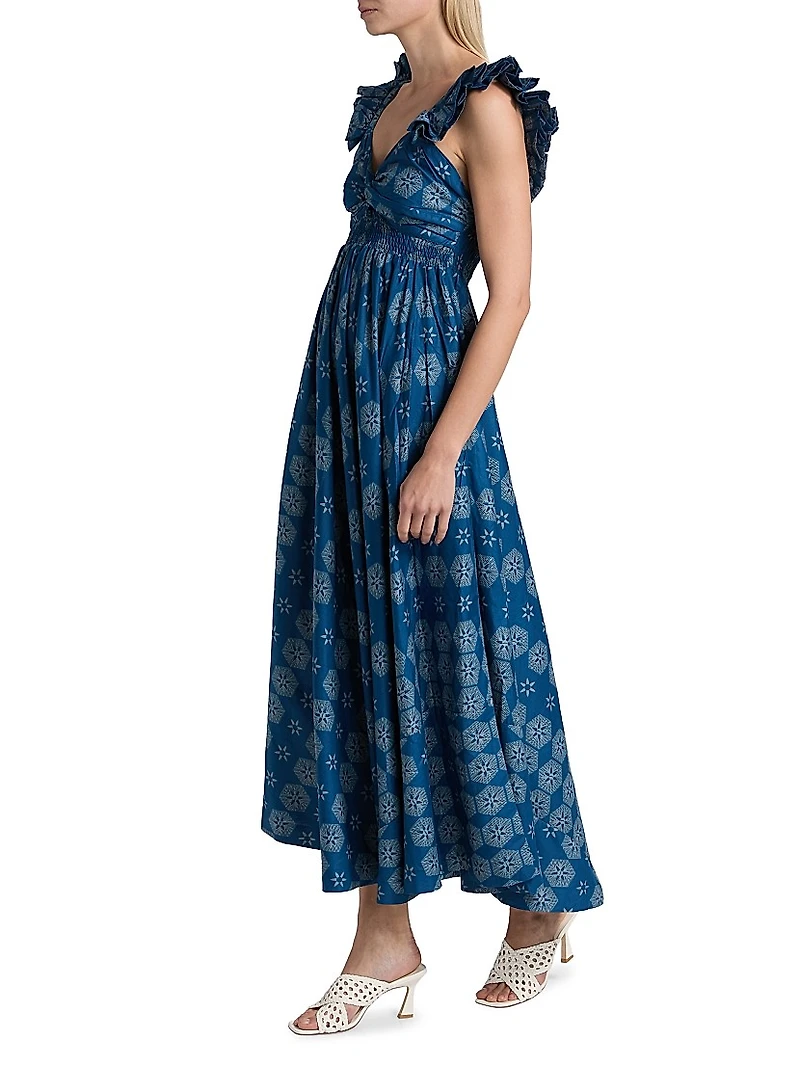 Ibukun Printed Midi-Dress