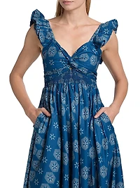 Ibukun Printed Midi-Dress