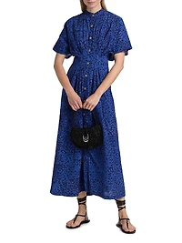 Buga Button-Front Midi-Dress