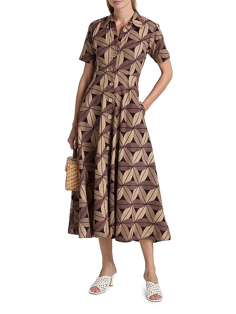 Feyi Cotton Midi-Dress