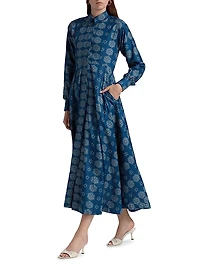 Fayo Printed Cotton Shirtdress