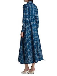 Fayo Printed Cotton Shirtdress