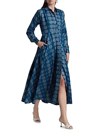 Fayo Printed Cotton Shirtdress