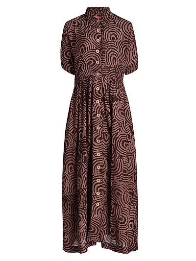 Asake Printed Maxi Dress