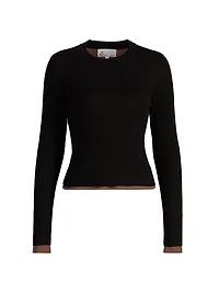 Filippa Rib-Knit Cotton-Blend Top