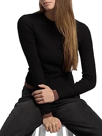 Filippa Rib-Knit Cotton-Blend Top