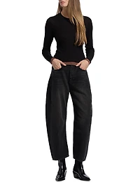Filippa Rib-Knit Cotton-Blend Top