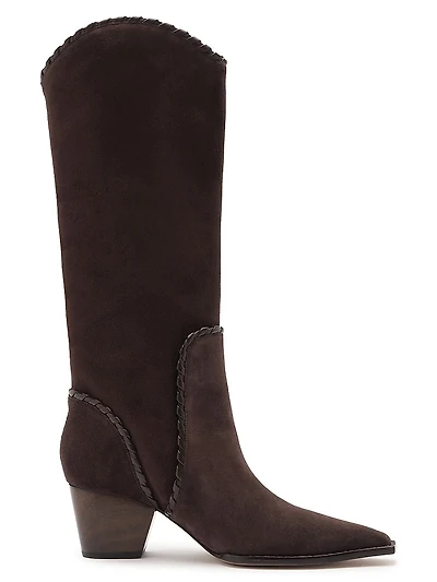 Victoria Saddle 60MM Suede Boots