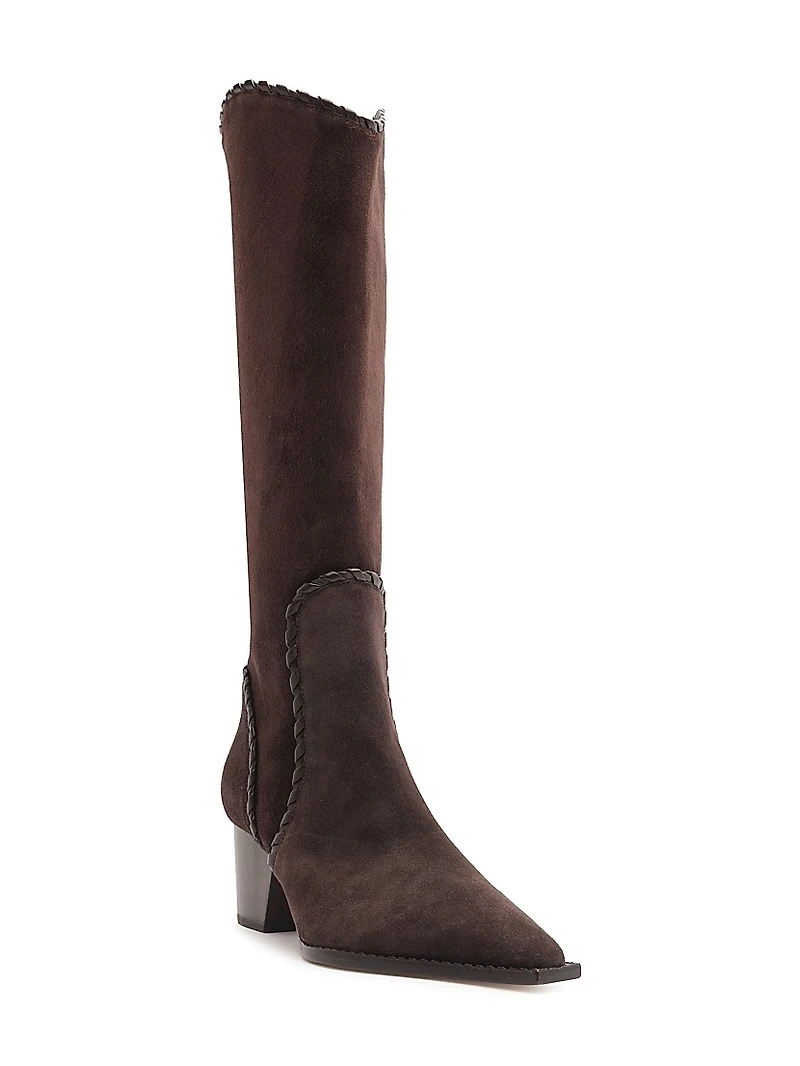 Victoria Saddle 60MM Suede Boots