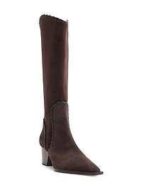 Victoria Saddle 60MM Suede Boots