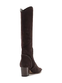 Victoria Saddle 60MM Suede Boots