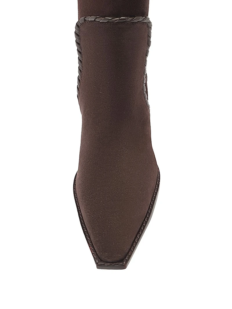 Victoria Saddle 60MM Suede Boots
