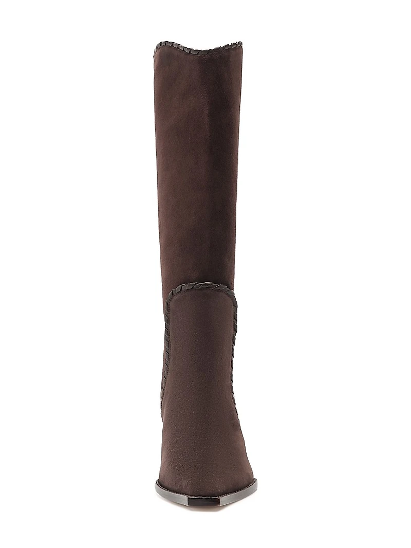 Victoria Saddle 60MM Suede Boots