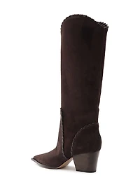 Victoria Saddle 60MM Suede Boots