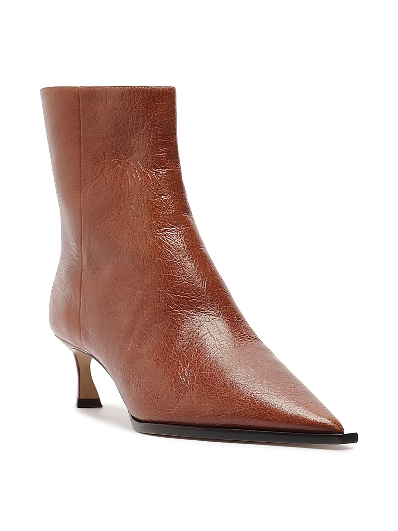 Myra 50MM Leather Ankle Boots