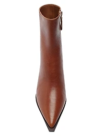 Myra 50MM Leather Ankle Boots