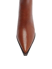 Myra 50MM Leather Ankle Boots