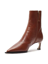 Myra 50MM Leather Ankle Boots