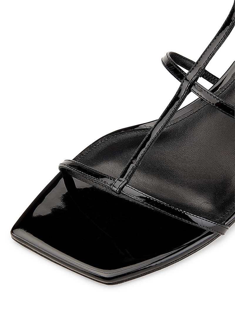 Amanda 60MM Patent Leather Strappy Sandals
