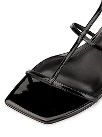 Amanda 60MM Patent Leather Strappy Sandals