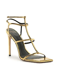 Amanda 100MM Patent Leather Sandals