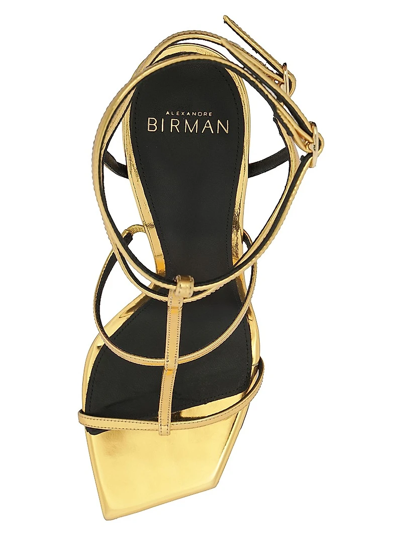 Amanda 100MM Patent Leather Sandals