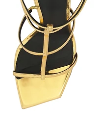 Amanda 100MM Patent Leather Sandals