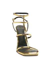 Amanda 100MM Patent Leather Sandals