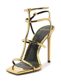 Amanda 100MM Patent Leather Sandals